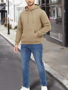 Sudadera con capucha para hombre Sherpa Soft Casual Sudaderas Manga larga Jersey clásico Cordón con capucha Outwear Sudaderas con capucha - Product Image 4