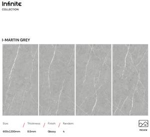 Diseño de Baldosas de Piso de Tendencia 600x1200mm Baldosas de Porcelana de Alta Calidad Baldosas Pulimentadas para Piso a Precio de Mayoreo para Oficinas y Hogares - Product Image 4