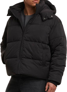 Chaqueta Acolchada de Algodón de Doble Cara para Hombre, Estilo Canadiense, Abrigo de Invierno con Capucha Desmontable, Aislante y Cálido - Product Image 2