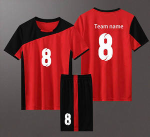 Uniforme de voleibol con estampado por sublimación, tejido transpirable de secado rápido, ideal para entrenamiento deportivo en equipo y partidos profesionales. - Product Image 2