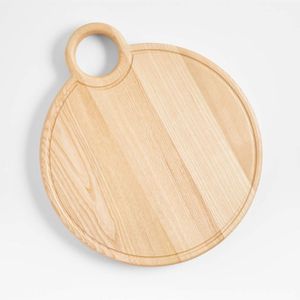Grande planche à découper en bois d'acacia à manche naturel élégant et durable parfait pour couper en tranches et servir - Product Image 6