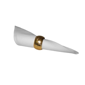 Servilletero de Metal de latón con diseño de hoja, decoración de vajilla para el hogar de Hotel, servilletero de Metal, decoración de mesa de boda, servilletero - Product Image 5