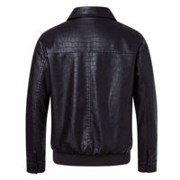 100% echte Rindsleder Herren Lederjacke Neu Stilvoll für Krokodil haut geprägt Vintage-Stil Herbstsaison Leinwand Jacken mantel