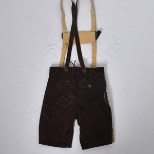 Vêtements décontractés Shorts traditionnels allemands pour unisexe Design de broderie personnalisé Shorts bavarois Lederhosen - Product Image 2