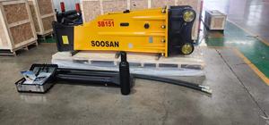 Martillo hidráulico SOOSAN SB 151 Tipo de caja adecuado para excavadoras pesadas con peso de portador 40-55 toneladas para trabajos de demolición - Product Image 3