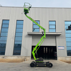 Elevador de pluma articulado eléctrico de nuevo diseño de Haulke/Elevador de pluma remolcable para hombre-Ideal para alquiler y venta - Product Image 1