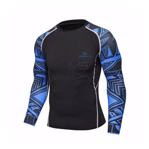 Camisas de compresión para hombre de alta calidad, servicio OEM, camisas de compresión para hombre superventas hechas a medida - Product Image 5