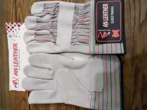 <b>Personal</b> <b>Protective</b> <b>Equipment</b> Shoulder Split Cowhide Leather Palm Gloves Leather Canadian Rigger Gloves for Hand - Product Image 6