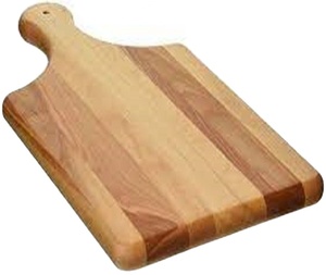 Tabla de Cortar Rectangular de Madera Maciza de Acacia, Ecológica, Pulida, de 2.0 cm de Grosor, Apta para Lavavajillas, Fácil de Limpiar, para Cortar Pizza, Pan - Product Image 4