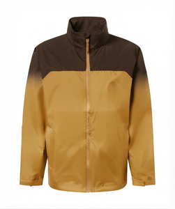 Chaquetas de lluvia para hombre de estilo casual con logotipo personalizado, impermeables, cortavientos, con cierre de cremallera y cuello alto, para unisex. - Product Image 6