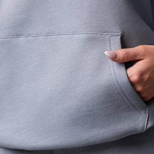 Survêtement surdimensionné pour femmes Sportswear Blue Mist Compose Relaxed Fit Hood & Straight Leg Jogger Ensemble deux pièces pour décontracté et entraînement - Product Image 4