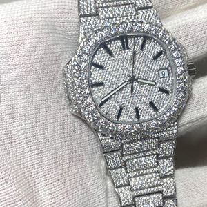 Premium Quality Top Quality Diamond Lab Grown Watch on Factory Price DEF Diamond Iced Out Watch - Product Image 2