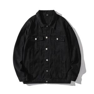 Vente en gros 100% vestes denim vintage en coton pour hommes logo personnalisé conception printemps saison avec bouton décoration OEM Service - Product Image 3