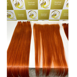 Extensions de cheveux humains bruts Remy de haute qualité, avec dentelle frontale HD 13*6 transparente, double trame, cuticules alignées, 8-40 pouces - Product Image 1