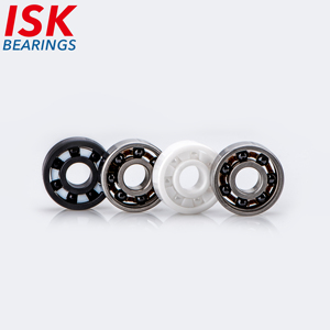 Rodamientos de Bolas de Cerámica Híbrida ISK ZrO2/Si3N4 6200-6205 P0 Precisión ISO/TS16949 Certificado Servicios Personalizados OEM - Product Image 2