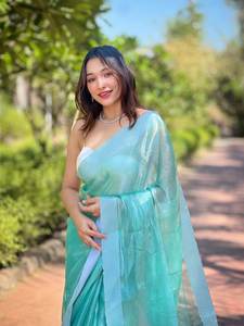 <b>Hot</b> Selling Wedding Festival Wear Bridal Silk <b>Saree</b> for Women Available at Wholesale Price Glamorous <b>Saree</b> - Product Image 5