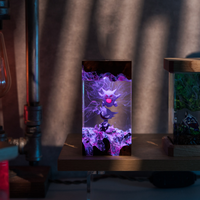 Lampe en époxy personnalisée, lampe en résine époxy, lampe en résine époxy personnalisée, lampe en bois et résine, veilleuse personnalisée, cadeau fait main, anniversaire