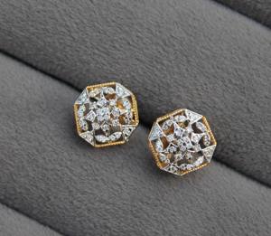 Colgante de lazo de oro amarillo de 18 quilates minimalista elegante IGI certificado joyería de diamantes naturales moderno delicado collar de lujo para mujer - Product Image 4