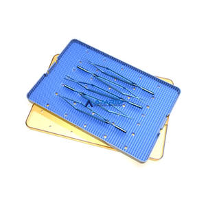 Bandeja de esterilización de instrumentos: Incluye base profunda/alfombrilla/tapa, 15 ''x 10'' x 2,5 ''(capacidad para más de 20 instrumentos) - Product Image 6