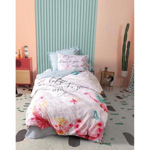 Cotton Box Junior Ranforce Duvet Cover Set Alas individuales en color menta - Product Image 2