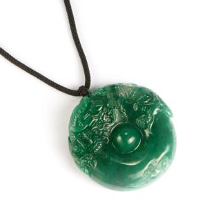 Green Quartzite Jade Carved Rope Necklace 230.50 Cts <b>Crystal</b> <b>Jewelry</b> - Product Image 1