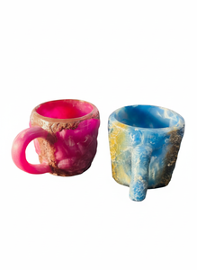 Taza de Té de Resina Ecológica de Alta Calidad con Asa, Diseño Minimalista para el Hogar, Restaurante, Fiesta y Oficina - Product Image 5