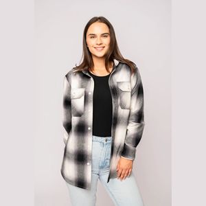 Veste chemise à motif personnalisé pour hommes, automne et hiver 2026, décontractée, chaude, en polaire, à manches longues, unisexe, haut ample, manteau de marque - Product Image 2
