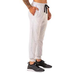 Pantalons de survêtement en toile décontractés de haute qualité, à taille mi-élastique, respirants, légers, avec logo personnalisé pour hommes, vente en gros - Product Image 3