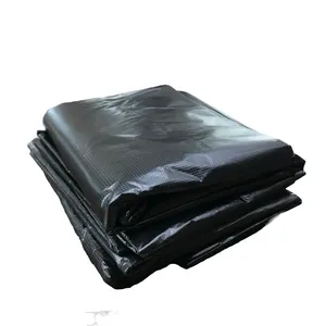 Custom Printed Black Ldpe Hdpe Plastic Bin Industrial Garbage Bag Biodegradable Rubbish Bag Bin Liner Large Capacity Refuse Bag