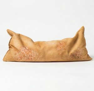 Oreiller de thérapie du cou en sel de l'Himalaya naturel, compresse chaude et froide, sac de soutien cervical pour soulager la douleur et la relaxation bien-être - Product Image 1