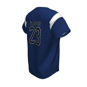 Camisetas de softbol de alta calidad con botones completos, camisa personalizada por sublimación, Diseño de equipo propio, ropa deportiva superior que incluye opciones de talla grande - Product Image 4