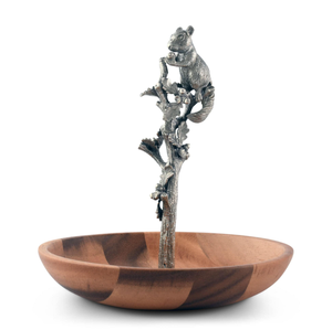 Cuenco de madera estándar de latón AK con conejo de Metal y cuenco de diseño atractivo para vajilla/Decoración de cocina - Product Image 2