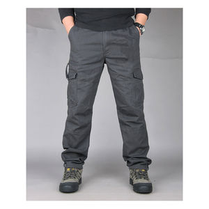 Pantalones Cargo de Alta Calidad 100% Algodón, Estilo Nuevo Personalizado para Hombre con Bolsillos Laterales para Trabajadores - Product Image 6
