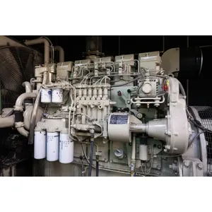 Groupe électrogène diesel industriel triphasé d'occasion 600 kW 277/480 V, groupe de secours commercial fermé - Product Image 3
