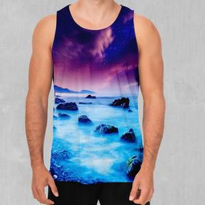 Débardeur Homme en Polyester/Coton Brodé à la Machine, Séchage Rapide, Écologique, Haute Qualité, Personnalisable (Design et Taille) pour le Fitness - Product Image 1