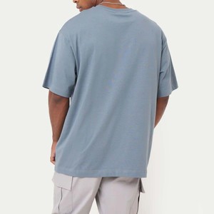 Camiseta de calle para hombre, Camiseta ajustada de gran tamaño regular informal de peso pesado 450GSM con logotipo personalizado, camiseta lavada con ácido - Product Image 2