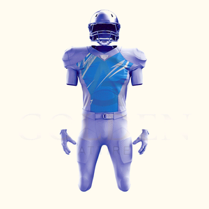 Nouveauté 2025, uniforme de football américain pour adultes de qualité supérieure, personnalisable, à la vente, 100% polyester, séchage rapide - Product Image 4