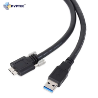 Cable de Cámara USB 3.0 Macho a Micro USB 3.0 Macho con Tornillo para Robótica y Herramientas de Inspección Óptica