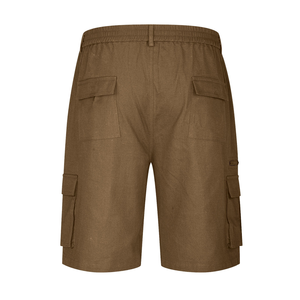 Vêtements pour hommes avec service OEM Short cargo décontracté de grande taille Pantalon design personnalisé Pantalon cargo d'été élégant de couleur unie - Product Image 6