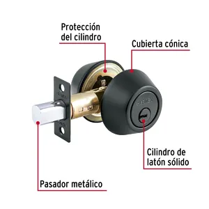 Scatola di serratura chiave nera HERMEX con 3 unità di serrature a punto - Product Image 2