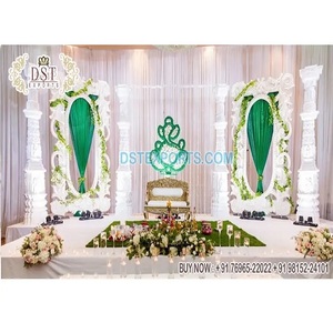 Decoración de escenario para bodas, escenario tradicional para bodas, gran boda, Tamil, Malasia - Product Image 1