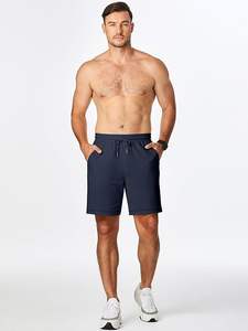<b>Men's</b> Athletic Casual Jogger <b>Shorts</b> <b>with</b> <b>Zipper</b> <b>Pockets</b> Quick Dry Activewear Solid Pattern Running <b>Shorts</b> - Product Image 2
