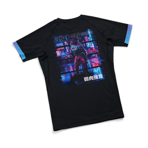 Hombres de alta calidad MMA Rash Guard estiramiento poliéster gimnasio Fitness ropa hecha para el entrenamiento de artes marciales - Product Image 6