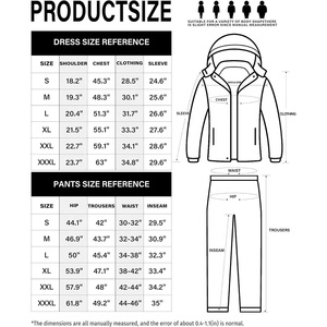 2025 Fashion Wear <b>Long</b> Sleeves Men <b>Rain</b> Tracksuit Oversized High Quality Men <b>Rain</b> Tracksuit For Casual Wear - Product Image 6
