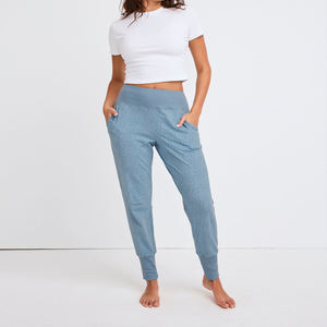 กางเกงจ็อกเกอร์ผู้หญิงกางเกงวิ่งเอวสูงมีกระเป๋าข้างผ้านุ่มระบายอากาศใส่สบายใส่ในบ้าน - Product Image 2