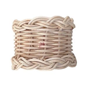 Anneaux de serviette en osier rotin pour décoration de table Rond de serviette Anneaux de serviette de Noël Mariage du Vietnam - Product Image 4