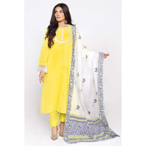 Traje Salwar Kameez de 3 Piezas en Algodón Teñido Dobby WGK-DBW-SP-2011 - Product Image 4