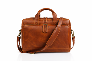 Genuine Leather Unisex <b>Messenger</b> Laptop Shoulder Office <b>Bag</b> - Product Image 4