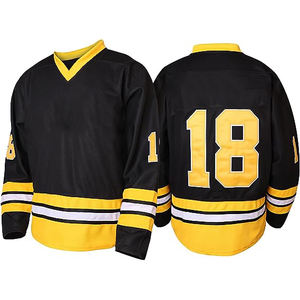 Conjunto de uniforme de hockey sobre hielo verde azul personalizado al por mayor incluye calcetines y pantalones de jersey con sublimación - Product Image 3