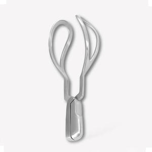 Laufe Pipers Abrazadera obstétrica vaginal Fórceps de genecología Cuchillas curvas de acero inoxidable alemán de grado médico Manual reutilizable - Product Image 1